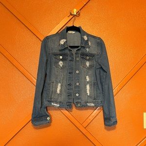 Highway Premium Denim Destructed Jean Jacket